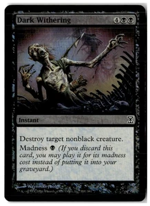 MTG Foil Dark Withering - Time Spiral Moderately Played English - Picture 1 of 2