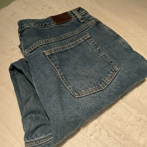 LL Bean Damen Relaxed Fit Flanell gefütterte Jeans Größe M/T Größe 18 M/T 36 x 31 - Bild 1 von 6