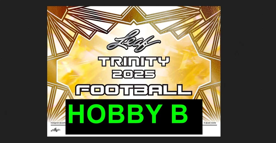 JOHN ELWAY 2025 Hoja TRINITY Hobby 1 Estuche 10 Caja Break B Foto 1 de 1