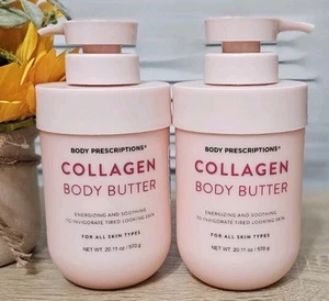 NEW Body Prescription Collagen Body Butter Invigorate Tired Looking Skin 20.11Oz - Picture 1 of 3