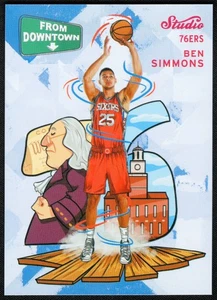 2016-17 Panini Studio Ben Simmons RC Downtown SP - Bild 1 von 2