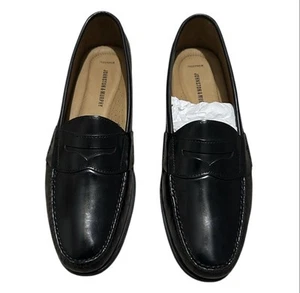 Mocassino elegante Johnston & Murphy uomo Hayes Penny scarpa casual taglia 12M nero - Foto 1 di 5