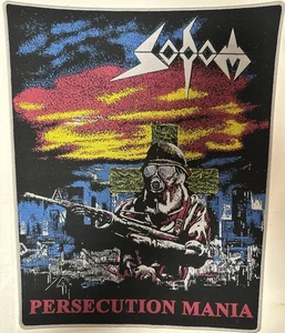 Sodom - Verfolgungswahn 11" x 12" großer gewebter Rückenaufnäher [Thrash Metal] - Bild 1 von 2
