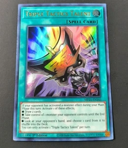 Yu-Gi-Oh! Carta Magia Triple Tactics Talent Ultra Rara 1° Edizione MP21-EN143 NM - Foto 1 di 1