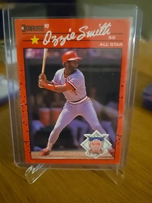 1990 Donruss - Ozzie Smith #710 All-Star Game Performance on Back - Image 1 of 4