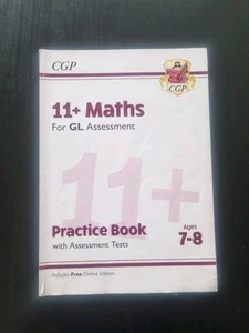 11 Plus Year 3 GL Maths Practice Book Assessment Tests with Answer Ages 7-8 CGP - Picture 1 of 1