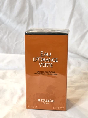 Hermes Eau d'Orange Verte Eau de Cologne 1,6 oz/50 ml spray natural nuevo en caja Foto 1 de 4