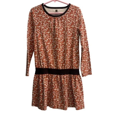 Vestido Tea Collection Talla 6 Niñas Hojas de Otoño Cintura Caída  Foto 1 de 2