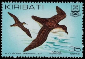 KIRIBATI 394 - Audubon's Shearwater (pa59928) - Picture 1 of 1