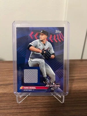 2025 Topps Update Series Tarik Skubal All-Star Stitches Relic #AS-TS Tigers - Image 1 of 2