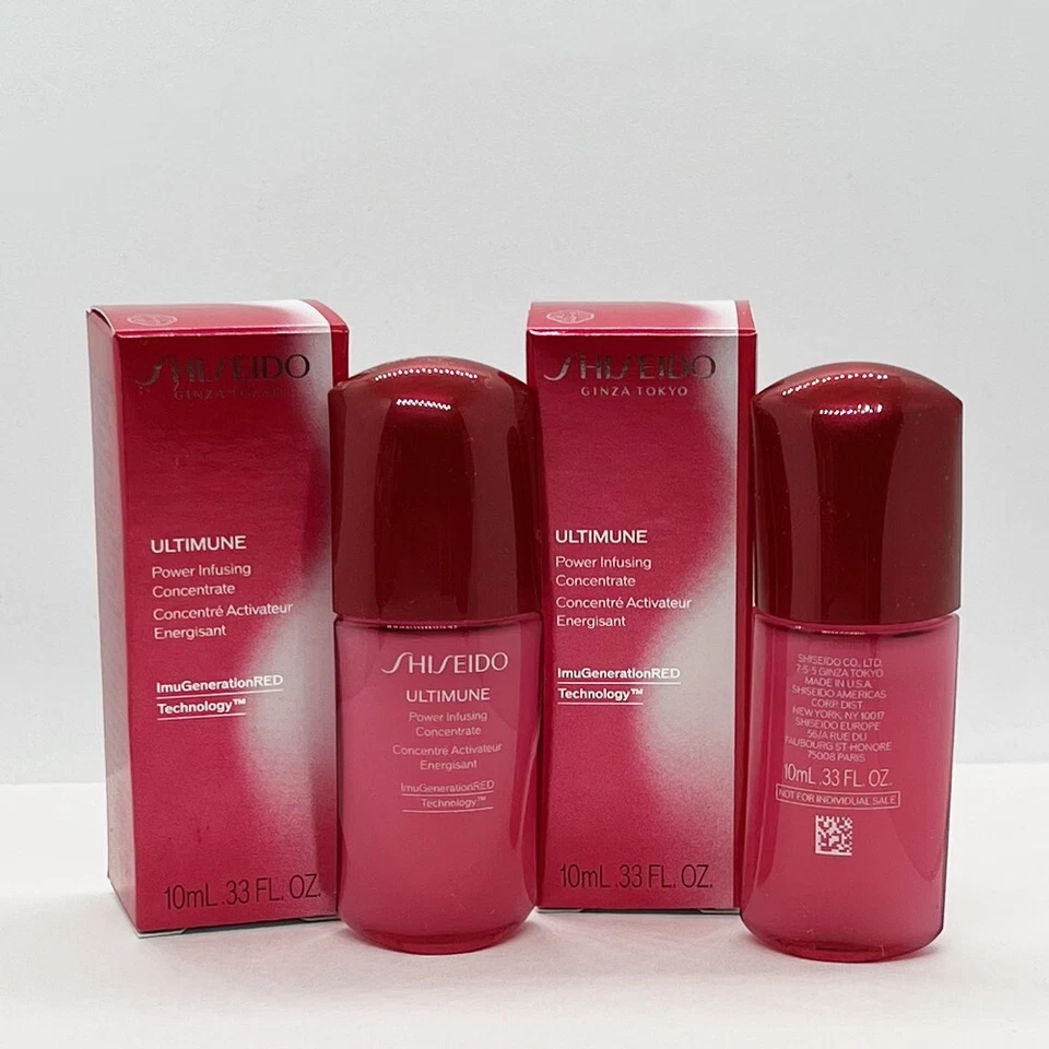 2 x Shiseido Ultimune Power Infusing Concentrate 10ml = 20ml NEW IN BOX - image 1 of 1