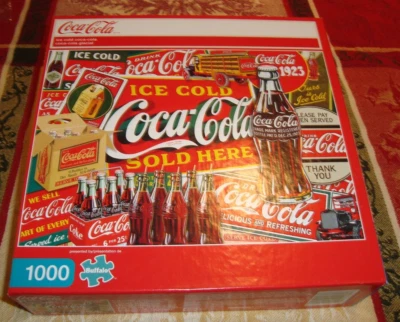 Ice Cold Coca-Cola 1000 Piece Jigsaw Puzzle Complete Buffalo Games New - Image 1 of 4