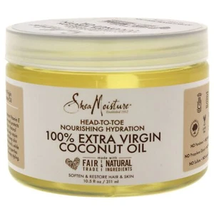 Hidratación nutritiva de pies a cabeza 100 % aceite de coco virgen extra hidratación de karité para - Imagen 1 de 3