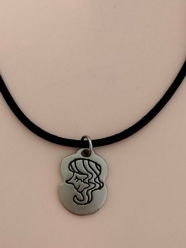 Collana con segno zodiacale Vergine ciondolo argentato!Idea regalo San Valentino