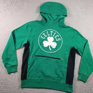 Boston Celtics Sudadera con Capucha Para Hombres Mediana Verde NBA Pullover Trébol Elastizado Sudadera - Imagen 1 de 10
