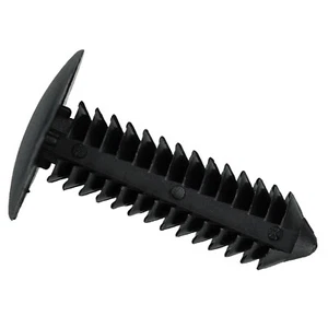 Black Nylon Bumper Fascia Retainer 9/32" Hole 1 11/64" Stem 3/4" Head - 25 Pack - Foto 1 di 2