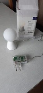  Tischleuchte *Carrara* - Villeroy & Boch - Marmor und Glas Weiss - neuwertig  - Bild 1 von 6