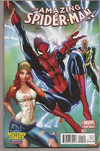 AMAZING SPIDER-MAN, THE #1 – MIDTOWN COMIC – J. SCOTT CAMPBELL VARIANT – 1ST APP - Picture 1 of 2