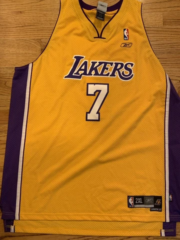 Reebok Swingman Los Angeles Lakers Lamar Odom Jersey Size XX-Large EUC Cover