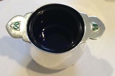 Silver and enamel Art Nouveau, Arts and Crafts salt bowl James Fenton,1906