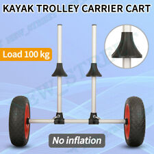 Kayak Trolley Canoe scalable Aluminium Wheel Cart Boat Ski Carrier Foldable