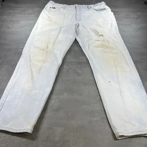 Vintage Lee Jeans Herren 40x32 Passform 38x31 helle Waschung distressed hergestellt in den USA verblasste lässig - Bild 1 von 13