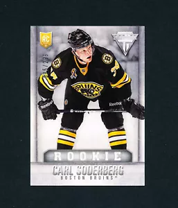 2013 TITANIUM HOCKEY CARL SODERBERG RC bruins rookie NUMBERED - Picture 1 of 2