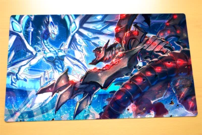 No.3564 Custom Playmat Deep Eyes White Dragon Gandora X Dragon Of Demolition - Image 1 of 2