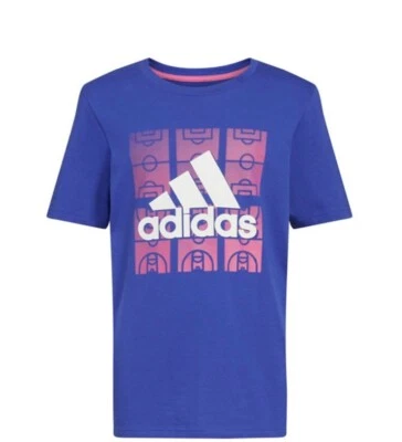 ADIDAS Little Boy's & Boy's On The Court Logo Tee BLUE ( NWOT - UNWORN ) - Image 1 of 4