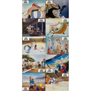 THE TWELVE TASKS OF ASTERIX Lobby Cards x10 - 9x12 in. - 1976 - René Goscinny, R