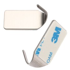 8Pc Kitchen Bathroom 3M Self Adhesive Sticky Hooks Wall Hanger for Towel Robe NA