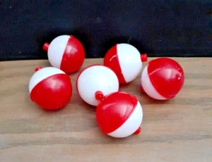 6 galleggianti a sfera tondi grandi 2" PESCA BOBBER galleggianti a scatto in plastica a scelta B4 - Foto 1 di 2