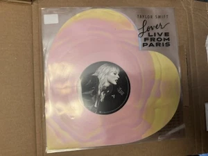 Taylor Swift Lover Live From Paris Heart Shaped Vinyl IN HAND - Picture 1 of 2
