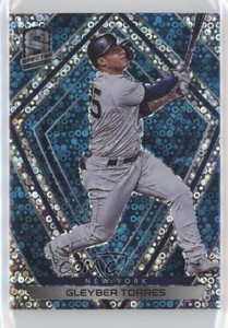 2020 Panini Chronicles Spectra Neon Blue Prizm /99 Gleyber Torres #51