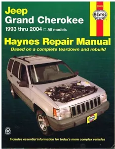 JEEP GRAND CHEROKEE 4.0 6-CYL & 4.7 5.2 5.9 LITRE V8 PETROL '93-04 REPAIR MANUAL - Picture 1 of 1