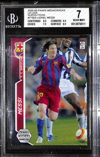 2005-06 PANINI SOCCER LA LIGA MEGA CRACKS #71 BIS LIONEL MESSI BGS 7 NM