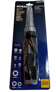 Kobalt 9-in-1 Ratcheting Screwdriver Set Diamond Tip 5055542 Multi-Bit NEW - Picture 1 of 6