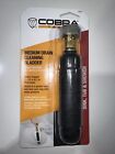 Cobra 332 vessie de drainage moyen en caoutchouc massif noir avec raccord en laiton