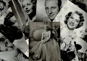 PICTUREGOER GALLERY - 1940 / 50s FILM STAR CARDS 6" x 9" - PICK YOUR OWN (TI01)