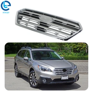Fit For Subaru Outback 2015 2016 2017 Front Bumper Grille Chrome Plastic - Picture 1 of 17