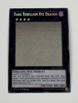 1st Edition Dark Rebellion Xyz Dragon (Ghost Rare) NECH-EN053  - Image 1 of 4