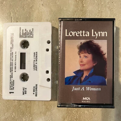 Cassette Loretta Lynn Just A Woman Country 1985 MCA Records Tested - Image 1 of 2