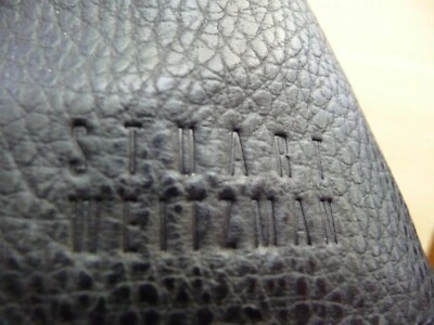 STUART WEITZMAN BLACK GENUINE PEBBLE LEATHER BIG SATCHEL BAG - Image 1 of 4