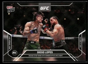 2024 Topps Now UFC 306 Diego Lopes NOCHE ROOKIE CARD SP peso pluma #23 radiocontrol - Imagen 1 de 2