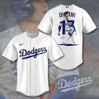 Camiseta deportiva de béisbol impresa en 3D Shohei Ohtani X Loss #Angeles Dodgers regalo S/5XL Foto 1 de 4