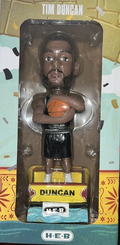 San Antonio Spurs Tim Duncan 2022 Bobblehead 50th Anniversary 2003 Champs Cover