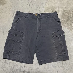 Pantaloncini Cargo Uomo Carhartt Relaxed Fit 103542 029 Taglia 38 Grigio Lavoro Outdoor - Foto 1 di 10