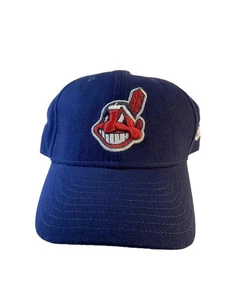 Sombrero ajustable de colección Chief Wahoo New Era de los Indios de Cleveland usado en excelente estado - Imagen 1 de 8