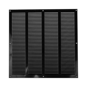 Repa Market Air Vent Cover 16x16 Inch Outer Dimensions Black Galvanized Steel... - Picture 1 of 9