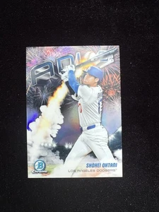 Inserto Bowman Chrome Shohei Ohtani Adios 2025 SSP #17 Dodgers Jugador Más Valioso - Imagen 1 de 2
